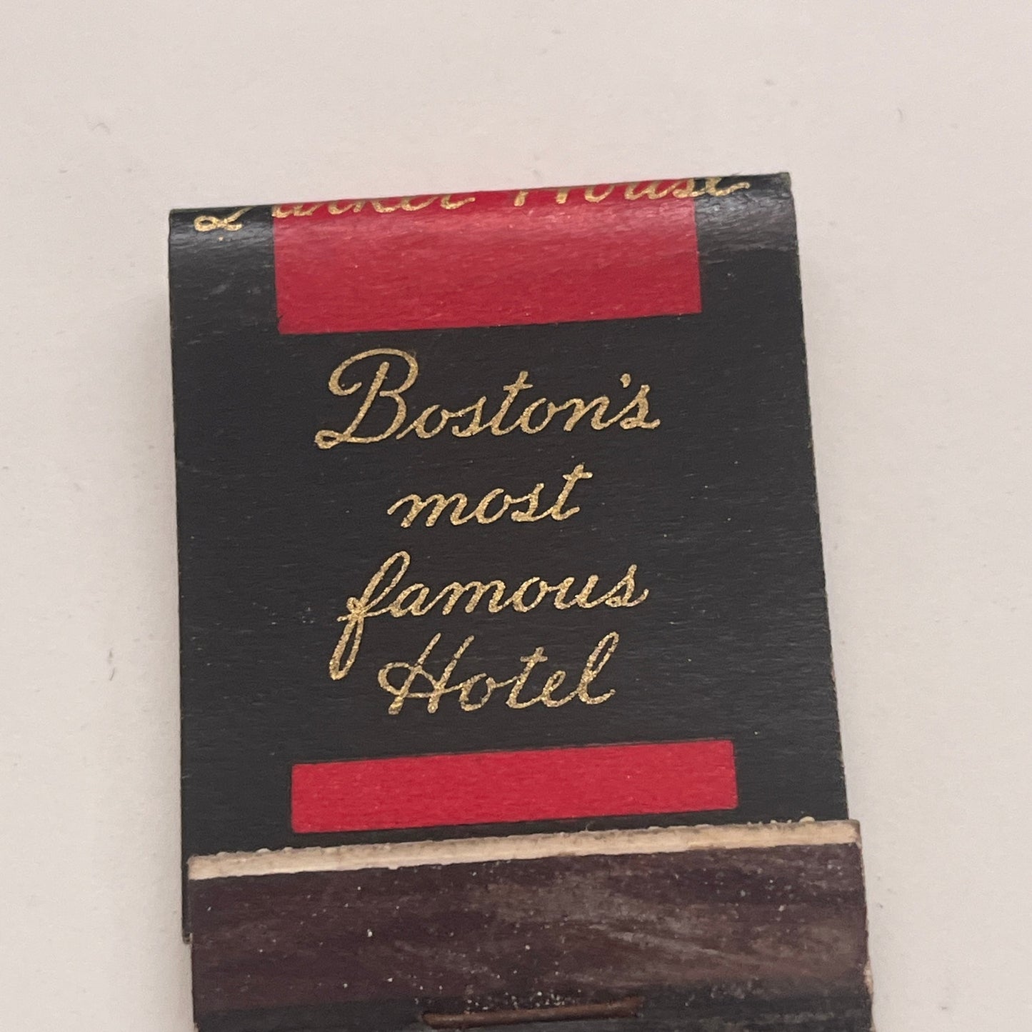 Parker House Boston MA Vintage Matchbook Cover TB8-MB2-6