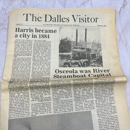 1984 Summer The Dalles Visitor Newsletter St Croix Falls WI Taylors Falls MN M11