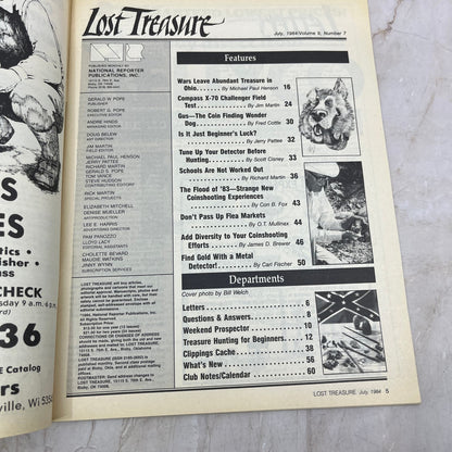 1984 July - Lost Treasure Magazine - Treasure Hunting Gold Prospecting M15