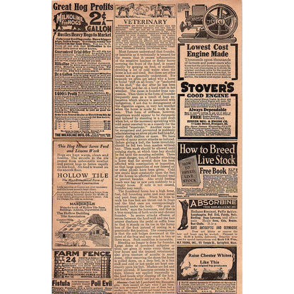 Strong-Hewat Virgin Wool Fabrics Blake & Stearns Boston MA 1920 Ad AG2-6