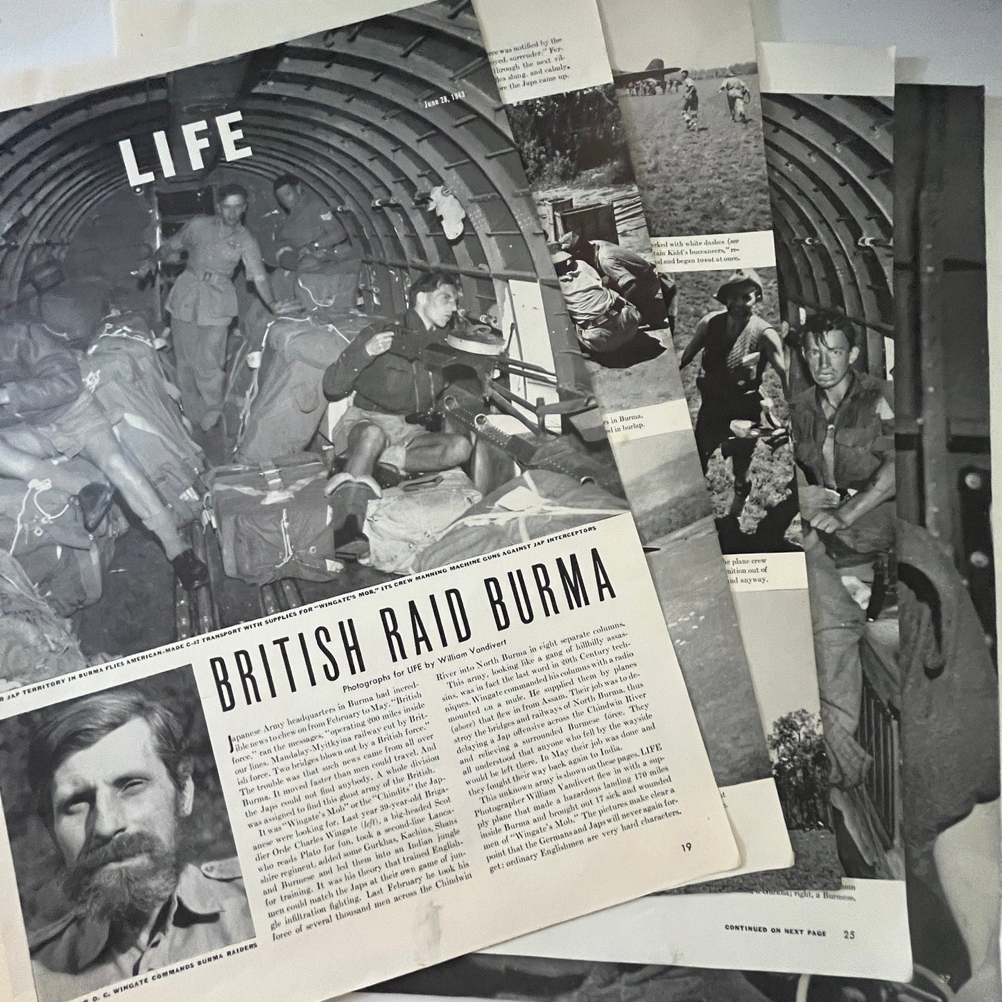 1943 British Raid Burma 5 Pages 1940s WWII Era Article V30-1