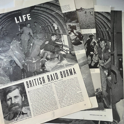 1943 British Raid Burma 5 Pages 1940s WWII Era Article V30-1
