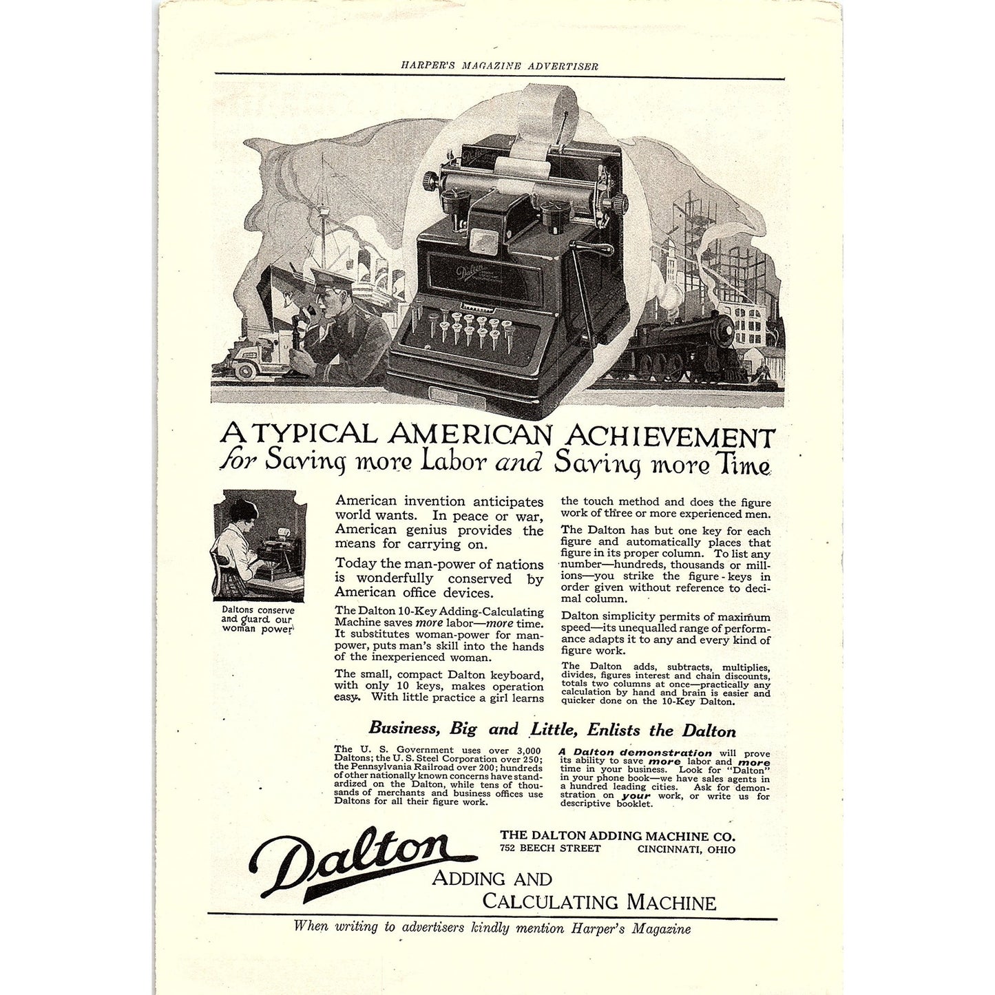 Kum-A-Part Kuff Button Baer & Wilde Co Attleboro MA c1920 Ad AF8-7