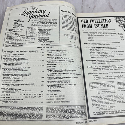 Snuff Bottles of China Lizzadro Museum Lapidary Journal Magazine - Jul 1970 M25