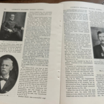 Photos and Info on Brotherhood Members - 1914 Original 9 Page Article AF3-2