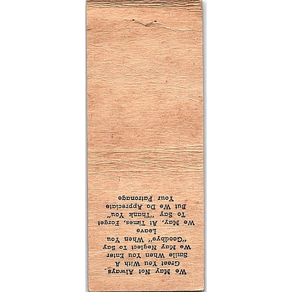 Withee Midway Bar Bruchert Veurink Withee WI Vintage Matchbook Cover SF3-Y2
