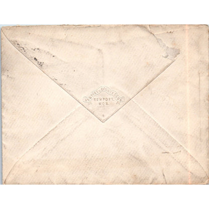 1881 Postal Cover Newport 561 to Crickhowell Wales P4-7