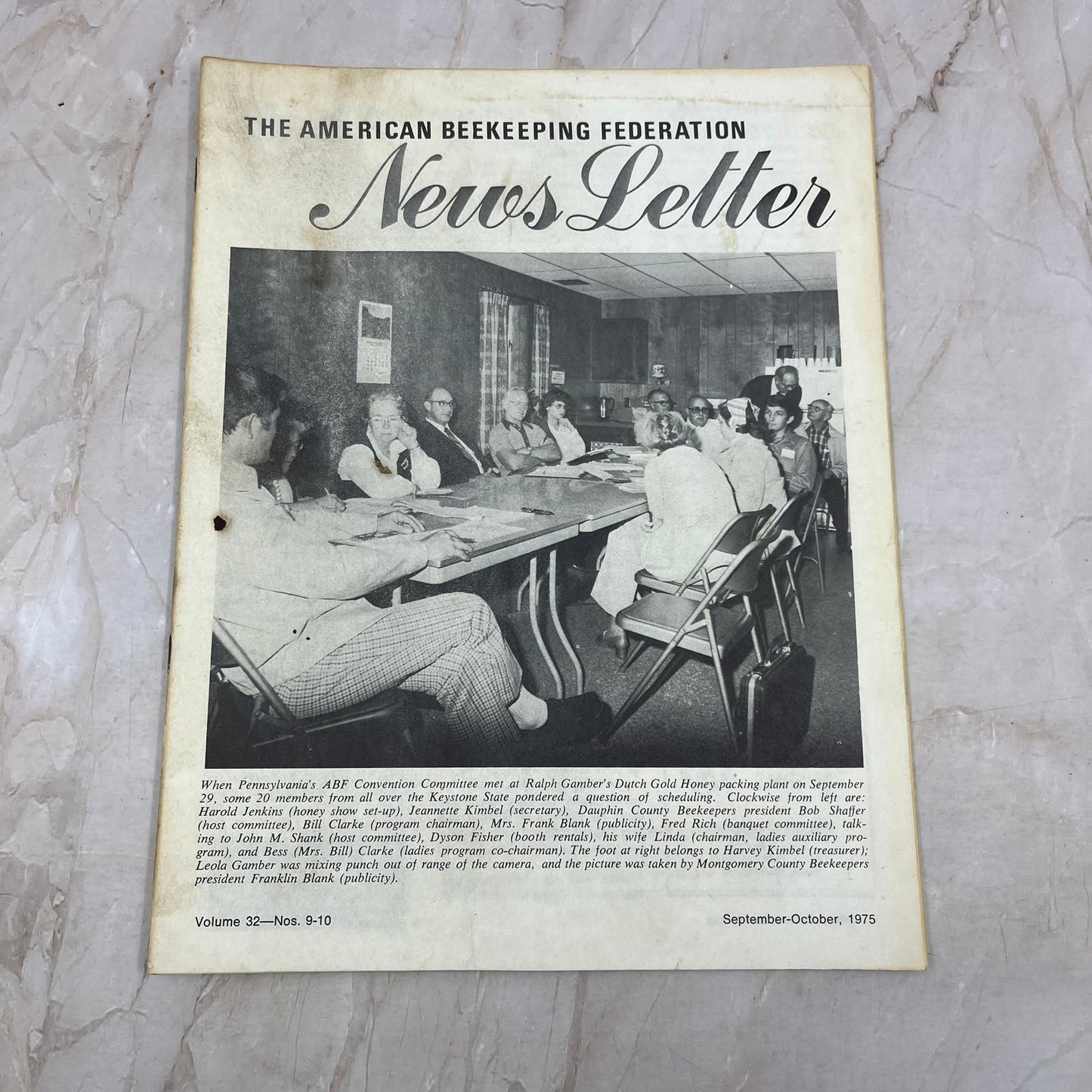 1975 Sep/Oct American Beekeeping Federation Newsletter Gainesville FL M15
