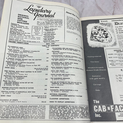 Jade Censor Lizzadro Museum - Lapidary Journal Magazine - May 1970 M25