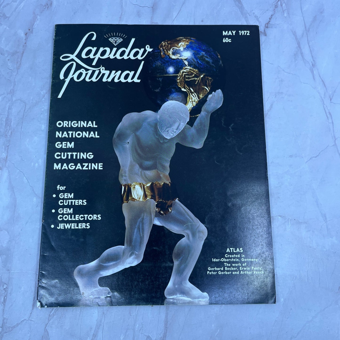 Atlas Idar-Oberstein Germany Gerhard Becker - Lapidary Journal - May 1972 M25