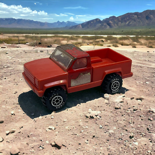 Tonka 1978 Red Pick-up Truck (4" long, pressed steel & plastic)  TH5