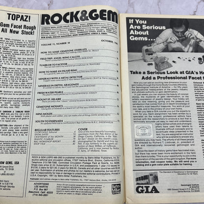 Freshwater Pearls Rockhound Field Trips - Rock & Gem Magazine - Oct 1981 M24