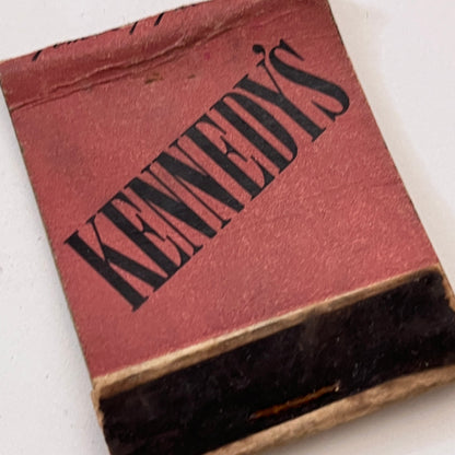 Kennedy's Timely Clothes Boston Vintage Matchbook Cover TB8-MB3-1