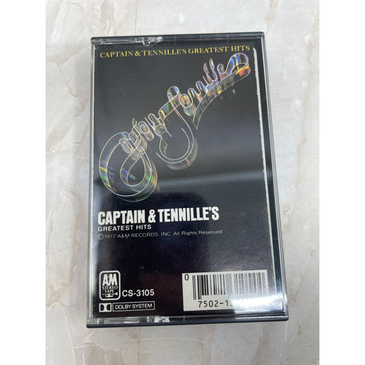 Captain & Tennille’s Greatest Hits 1977 Cassette Tape A&M Records TH5-T1