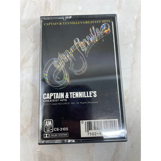 Captain & Tennille’s Greatest Hits 1977 Cassette Tape A&M Records TH9-T1