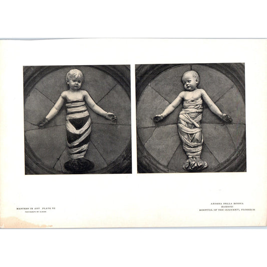 Bambini - Andrea Della Robbia c1905 Art Print D12