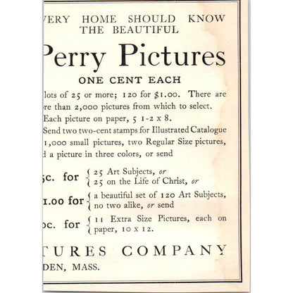 The Chaffee Studio Interpretation of Raphael's Hours Worcester 1906 Ad AB8-MA2