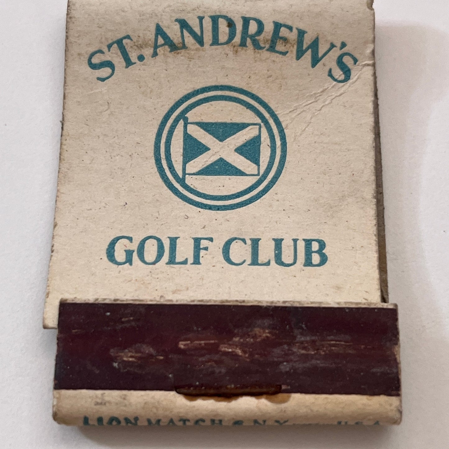 St. Andrew's Golf Club Vintage Matchbook Cover TB8-MB2-10