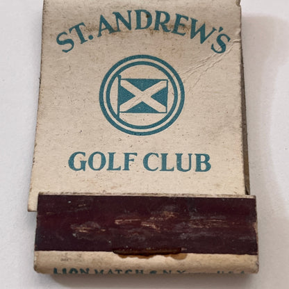 St. Andrew's Golf Club Vintage Matchbook Cover TB8-MB2-10
