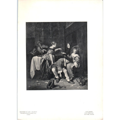 Bad Company - Jan Steen c1905 Art Print D16