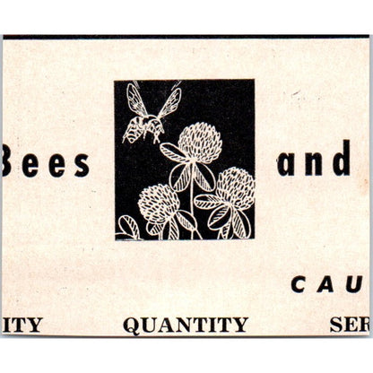 Southland Apiaries Italian Queen Bees Ball LA 1964 Magazine Ad AK5-S36