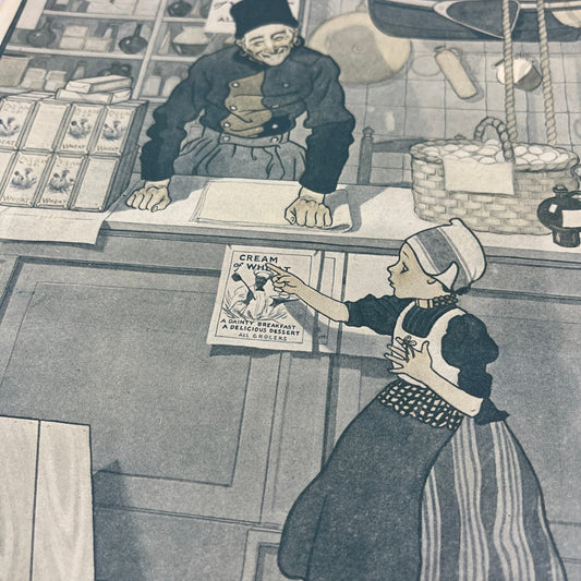 1917 Cream of Wheat Lest We Forget Kilvert 10x13 Magazine Advertisement FL6-7