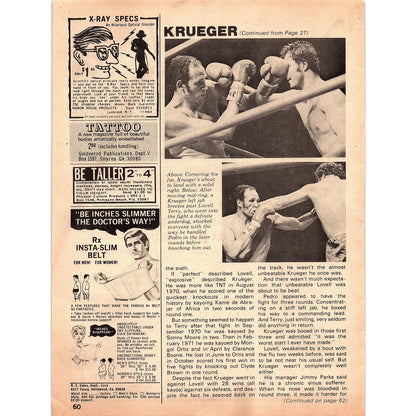 Secret Power of Chinese Kung-Fu Capital Enterprises New York 1974 Ad AG1-10