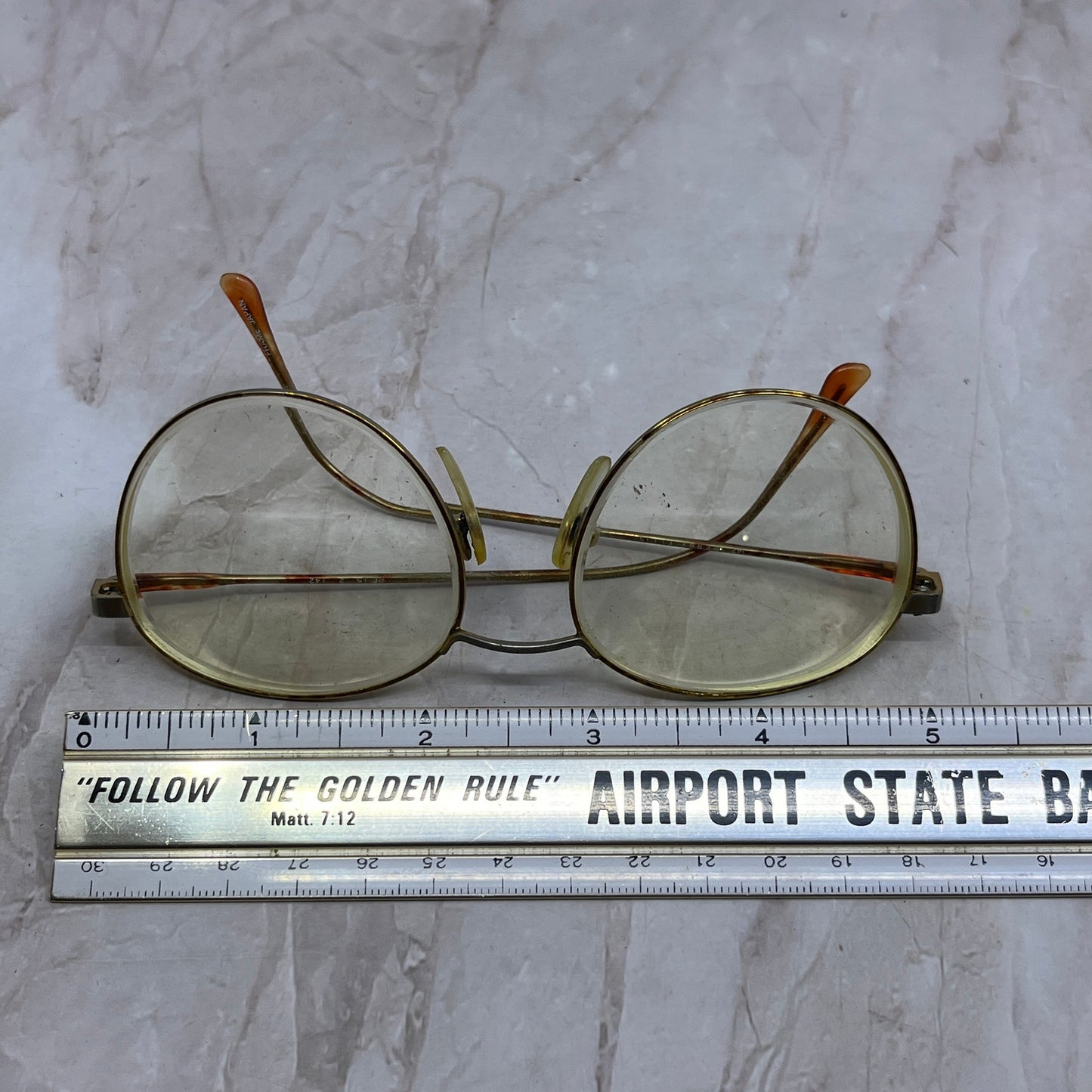 Retro Perry Ellis 142 Tortoise Wire Frame Sunglasses Eyeglasses Frames TG7-G3-7