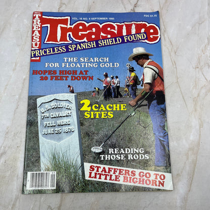 1985 Sept - Treasure Magazine - Treasure Hunting Metal Detecting Gold Coins M10
