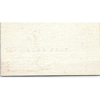 Pape Cat Skip Lochner Coos Bay Oregon Vintage Business Card SB4-B4