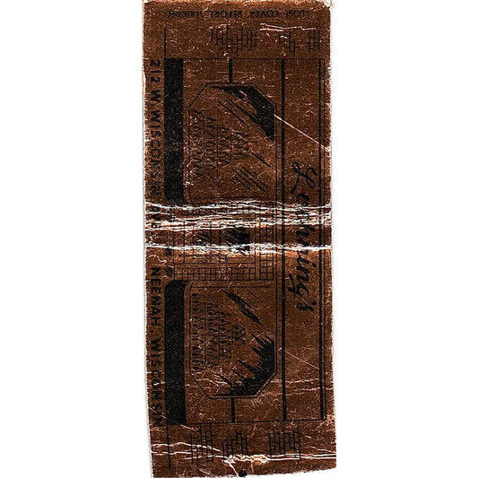 Loehning's Neenah WI Vintage Matchbook Cover SC7-Y7