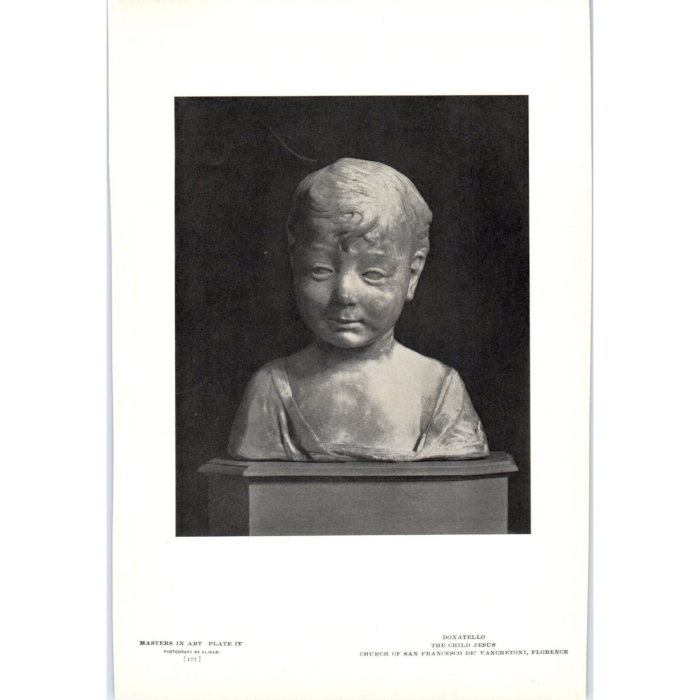 The Child Jesus - Donatello c1905 Art Print D15