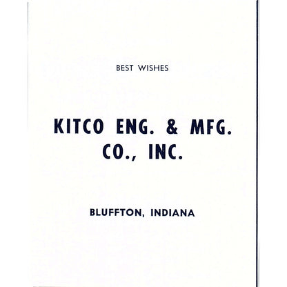 Kitco Engineering & Mfg Co Inc Bluffton Indiana 1964 Ad AG1-9