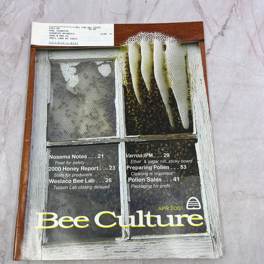 2001 Apr - Gleanings in Bee Culture Magazine - Bees Beekeeping Honey M32