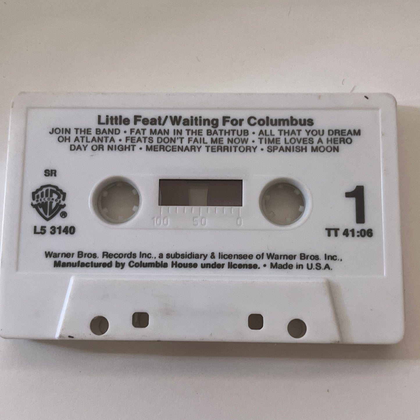 Little Feat - Waiting for Columbus Cassette Tape TB6-OT2