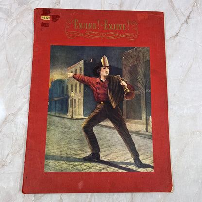 ENJINE! ENJINE! Story of Fire Protection Book 1939 by Kenneth Dunshee  TI8-S8