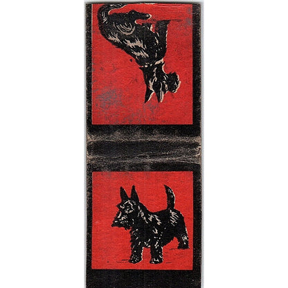 Scottish Terrier Scottie Dog Collectible Vintage Matchbook Cover SF3-Y2