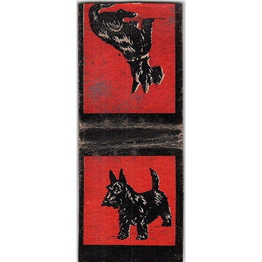Scottish Terrier Scottie Dog Collectible Vintage Matchbook Cover SF3-Y2