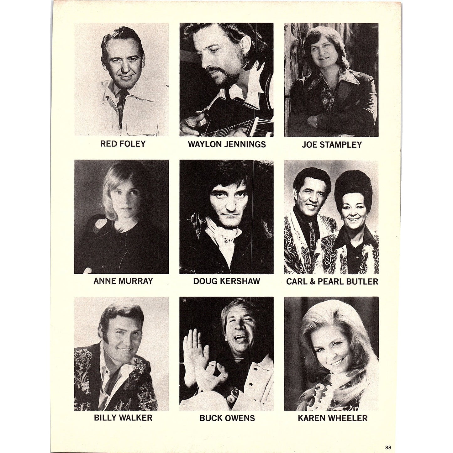 Loretta Lynn Photo Portrait Headshot 1977 Photo Print AF3-7
