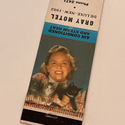 Gray Motel US 129 Gray Georgia Vintage Matchbook Cover TB6-MB2-3