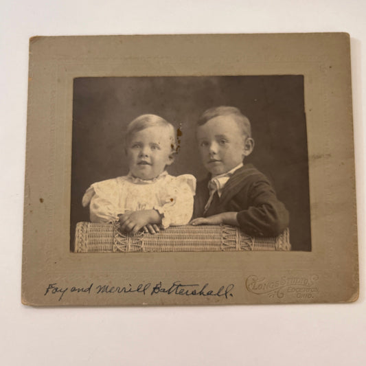 Fay & Merrill Battershall Longs Studio Edgerton Victorian CDV Card Photo H4-2