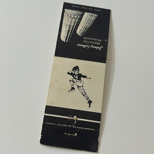 Johnny Lattmer's Marina City Restaurants Vintage Matchbook Cover MB59-4
