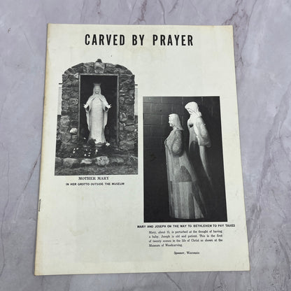 Spooner WI Museum of Wood Carving Carved By Prayer Souvenir Booklet TC5-LP1