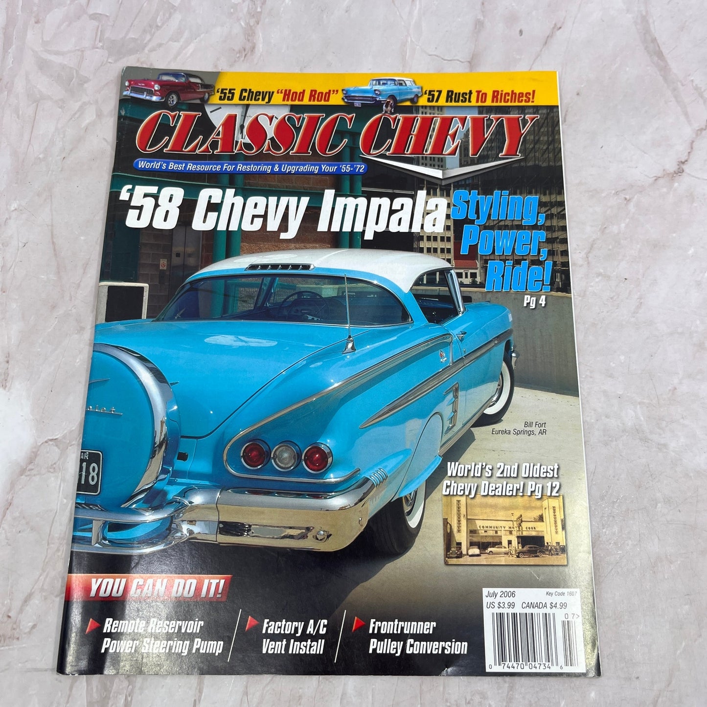 Factory A/C Vent Install - '55, '56, '57 Classic Chevy World - Jul 2006 M29