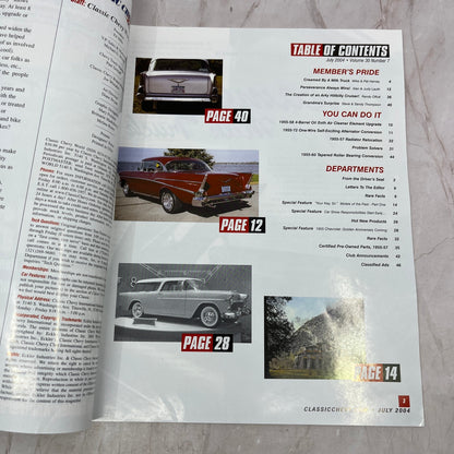 Mint Mad '55 Nomad - Classic Chevy World Magazine - Jul 2004 M29