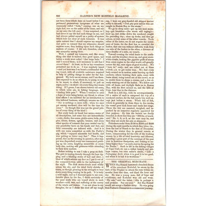 How Mackerel are Caught - Fishing - 4 Pages 1854 Article I19