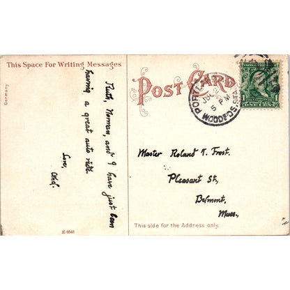 c1910 Broad Cove Underwood Spring Yarmouth Maine Original Postcard PC10