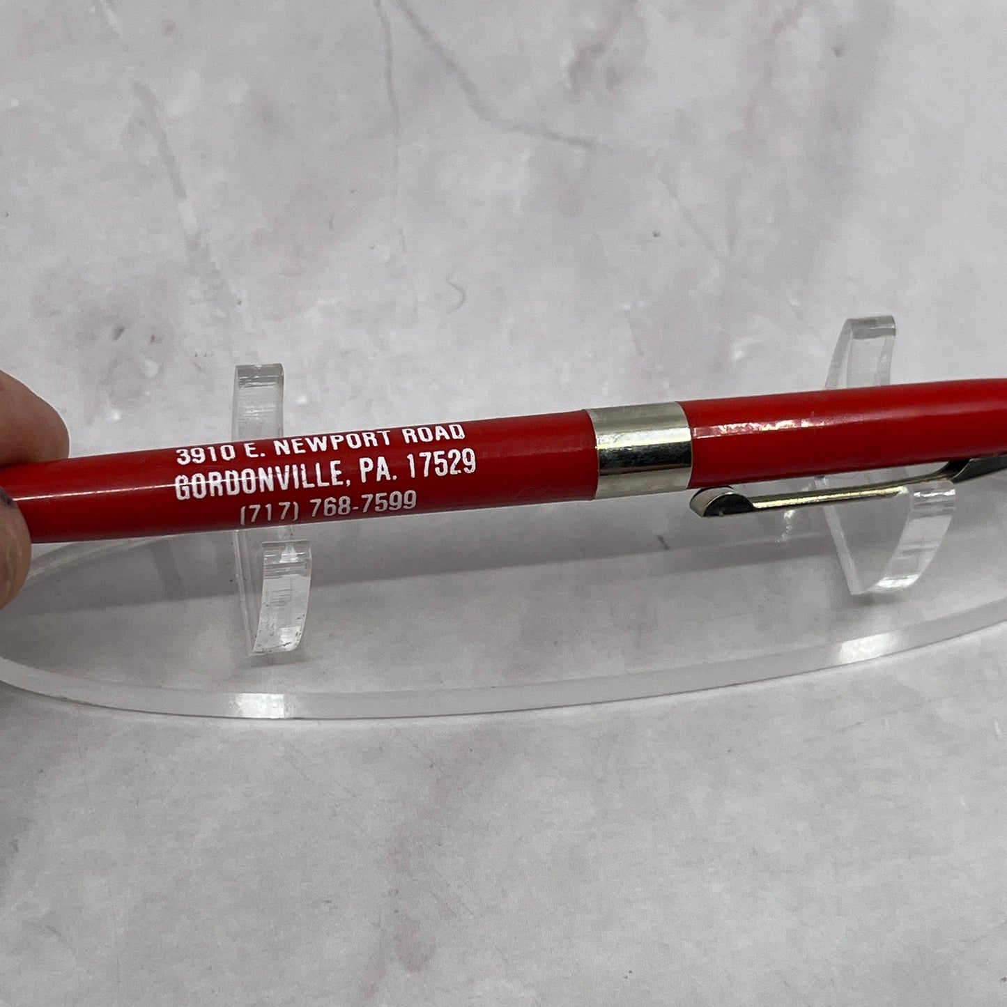 E-Zee Milking Equipment Gordonville PA Vintage Advertising Pen TC5-PP2