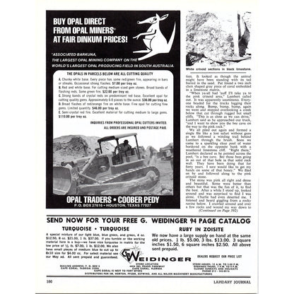 Frantom Lapidary Equipment Hawthorne CA 1972 Ad AF8-3