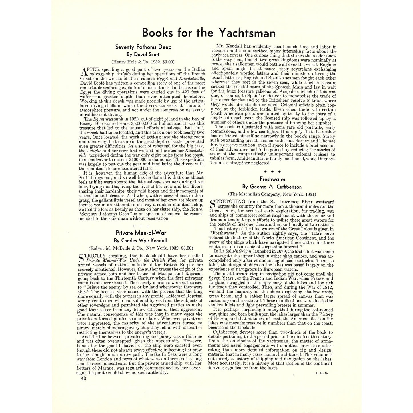 Winton-Diesel Yacht Engine Winton Engine Corporation Cleveland OH 1932 Ad V1-4